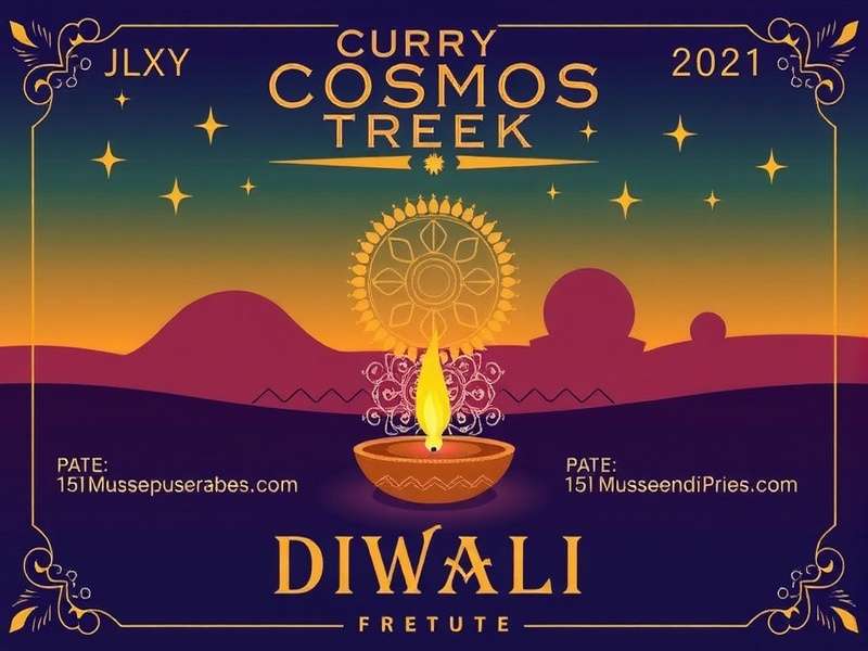 Diwali Space Light Show in Curry Cosmos Trek Curry Cosmos Trek Diwali Event